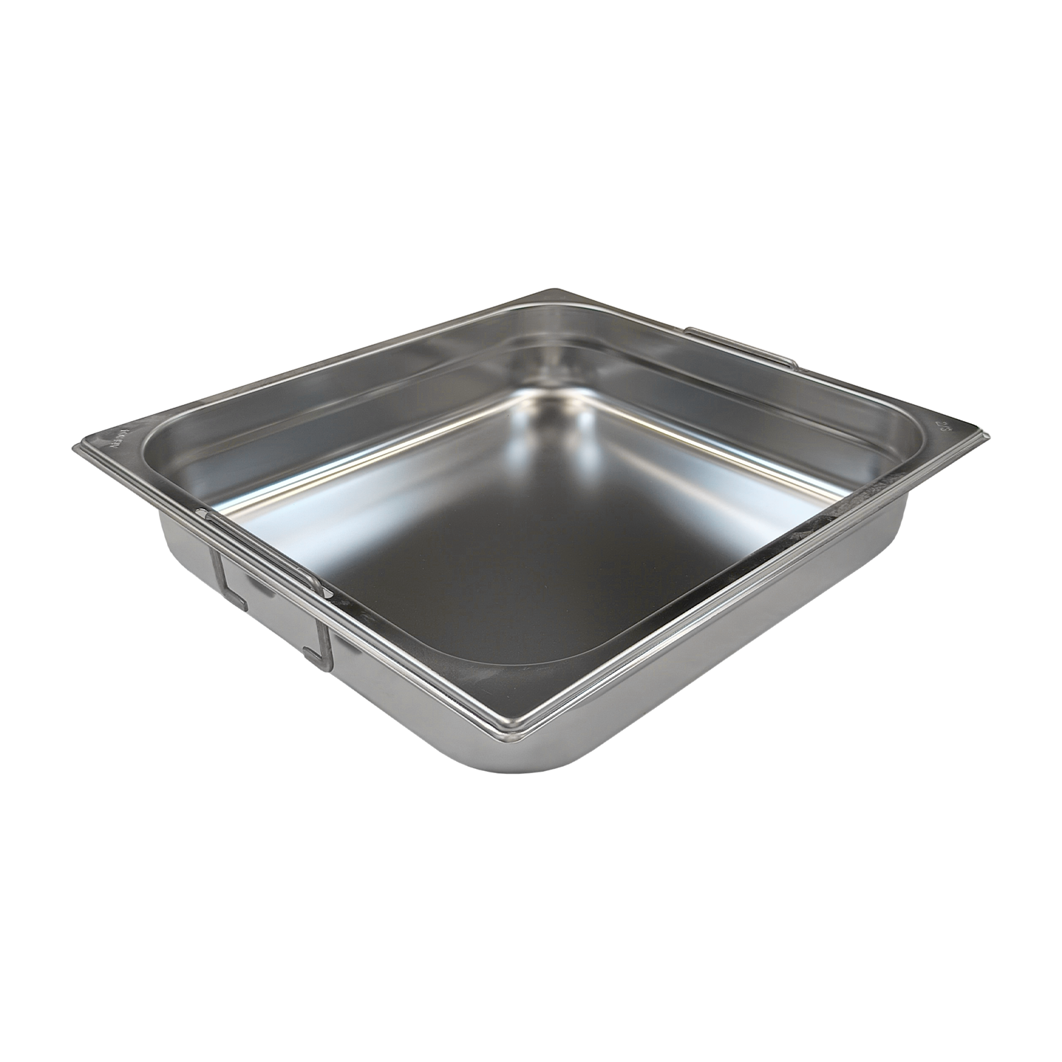 Bac gastronorme GN 2/3 - 65 poignées escamontables en inox | REDFOX - GN 2/3-65 U