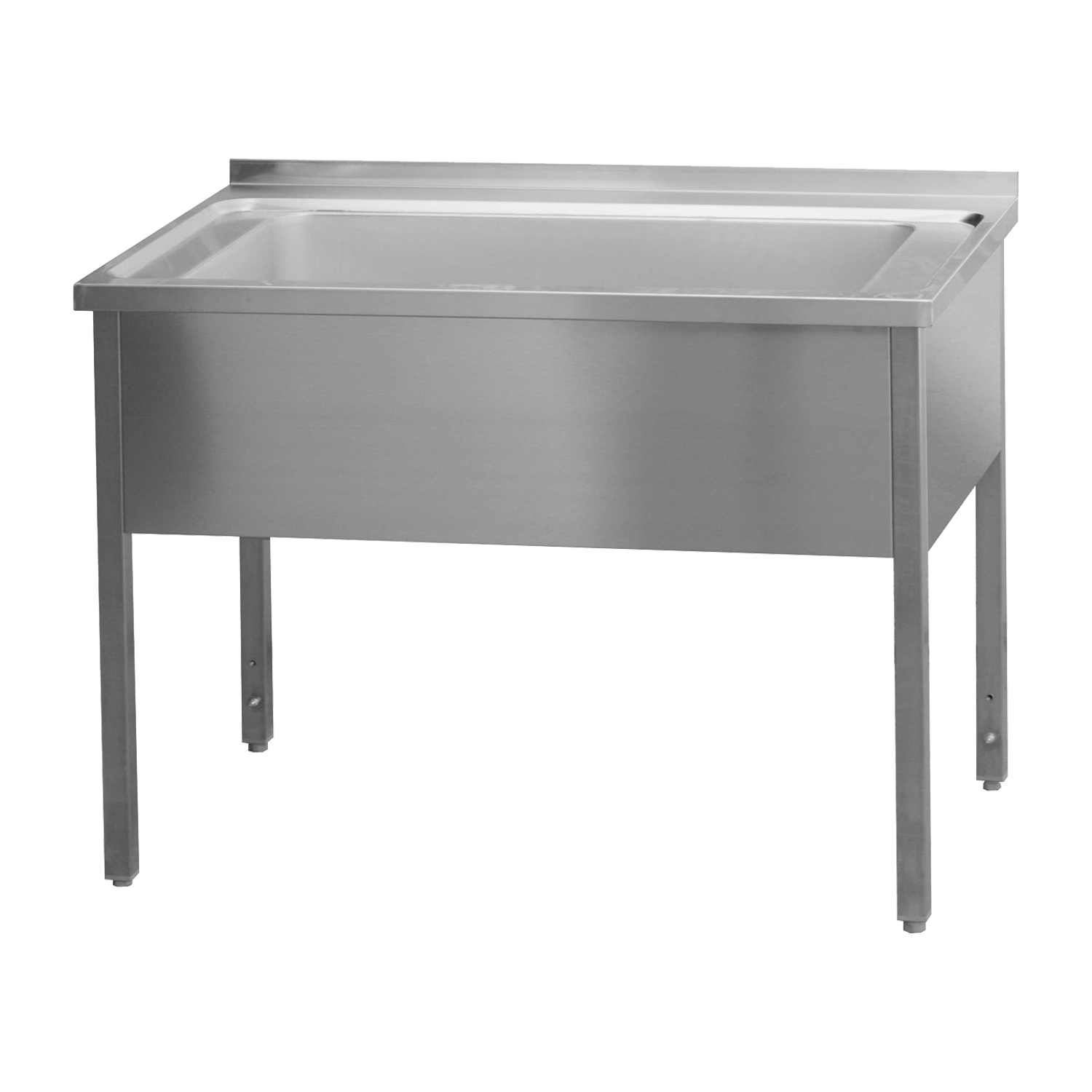 Table de lavage 120x60x90 - 1x évier 95x51x38 | REDFOX - MSJ 6012