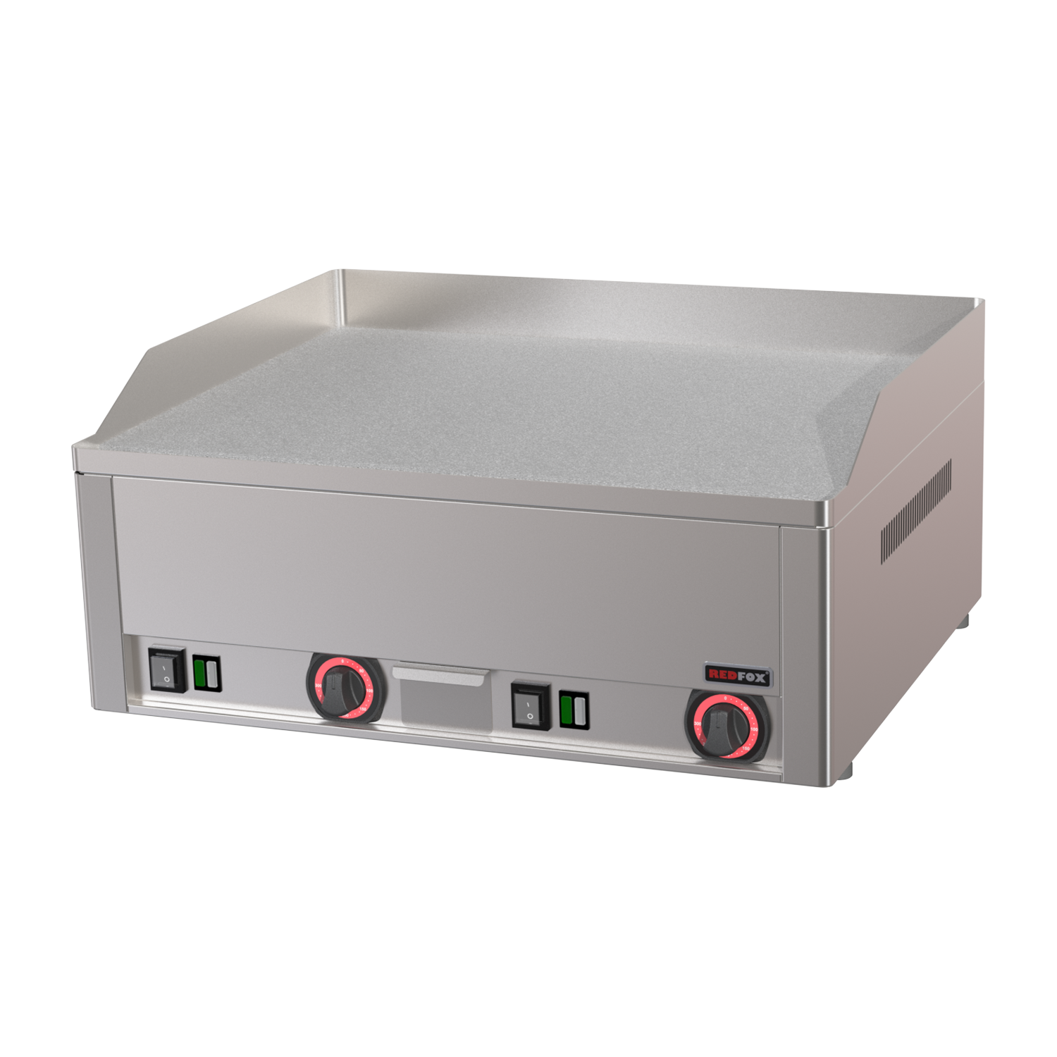 Plaque de cuisson 65x48 électrique chrome durable lisse TOP 400 V | REDFOX - FTHC 60 E