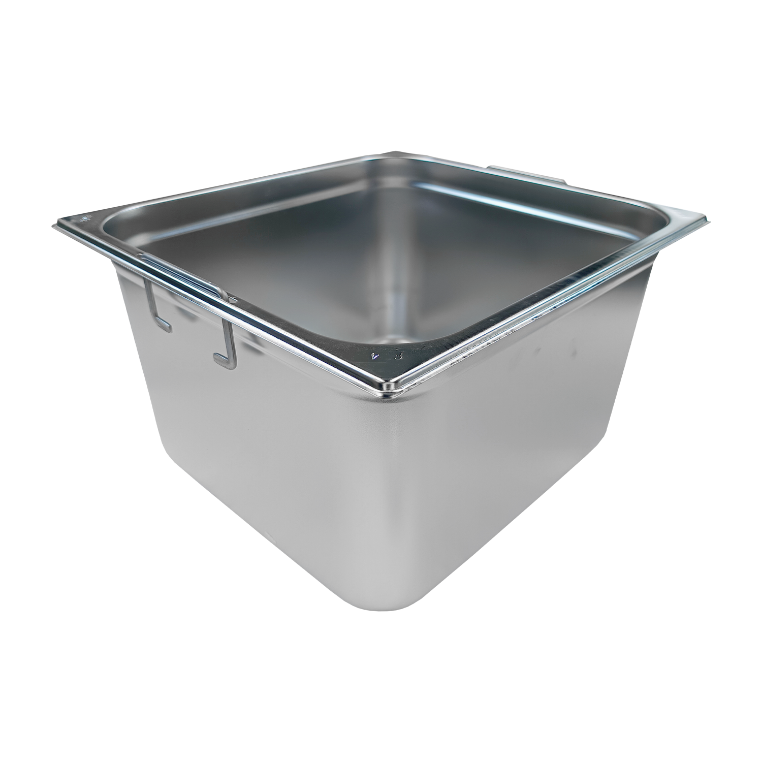 Bac gastronorme GN 2/3 - 200 poignées escamontables en inox | REDFOX - GN 2/3-200 U