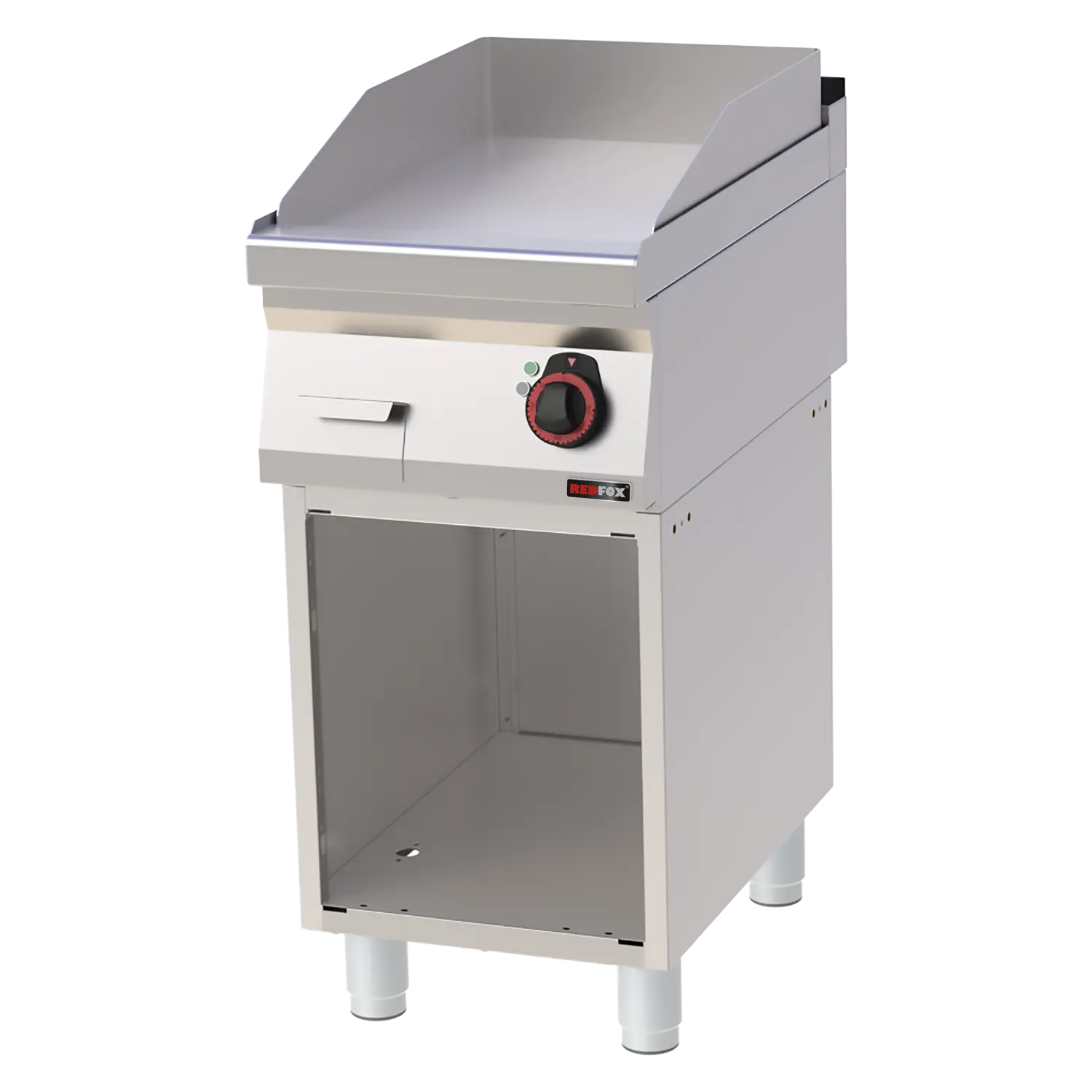 Plaque de cuisson 40x51 électrique lisse avec soubassement 400 V | REDFOX - FTH 70/40 E