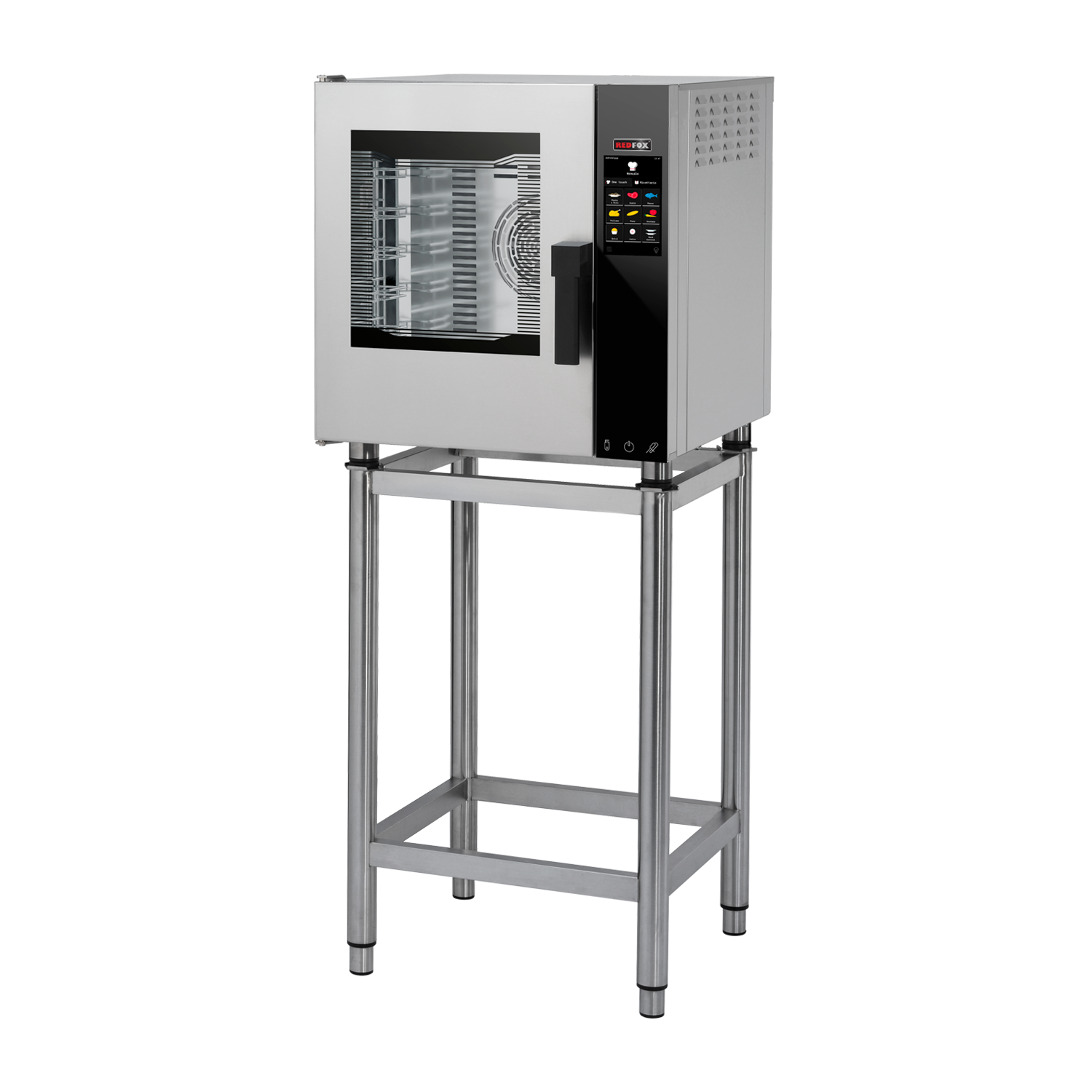 Four mixte électrique renforcé, injection, écran tactile couleur, nettoyage auto, porte gauche, 5x GN 2/3 | REDFOX - MPDN 0523 X ELAM