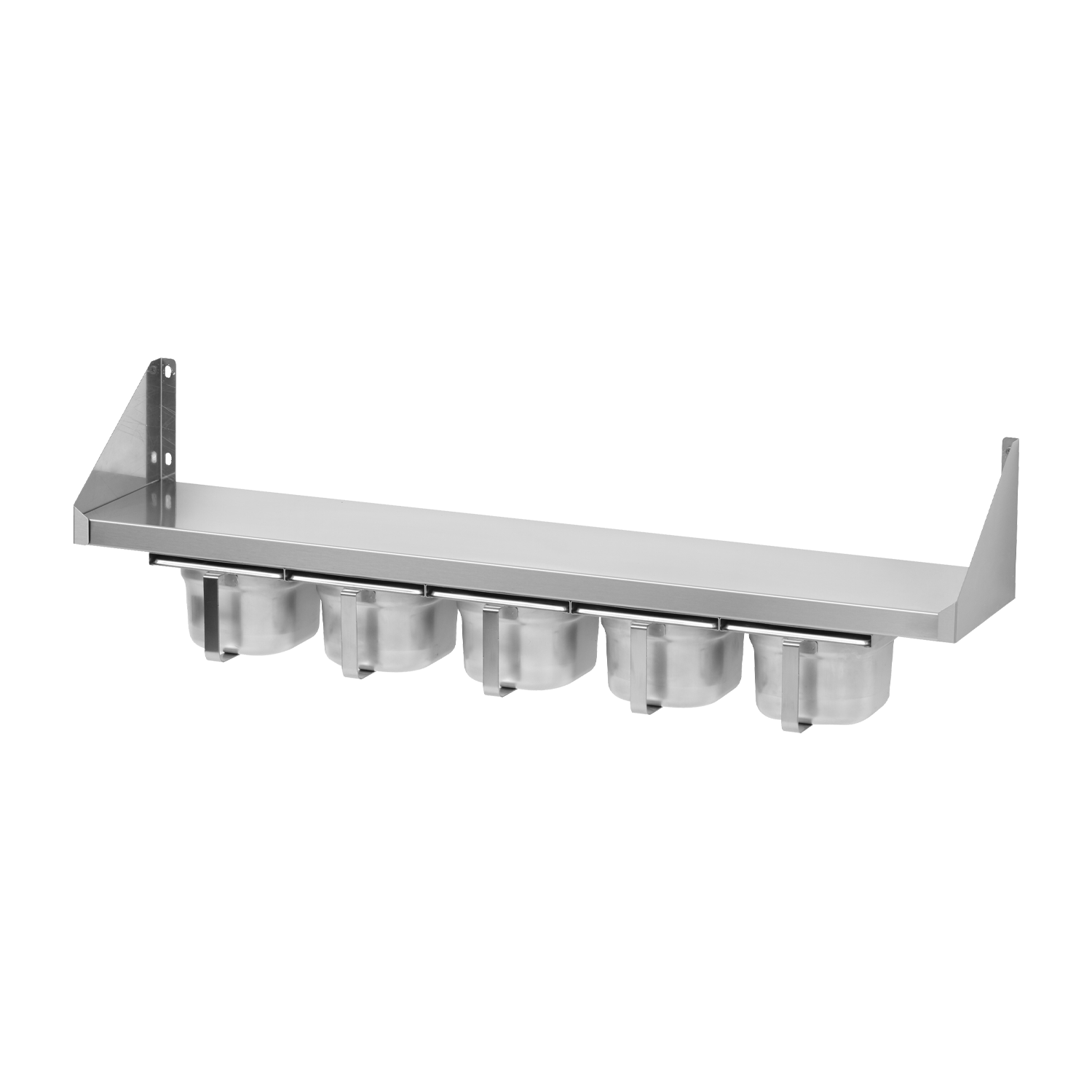 Étagère avec pots à épices 5x GN 1/6 | REDFOX - PNK 102x65