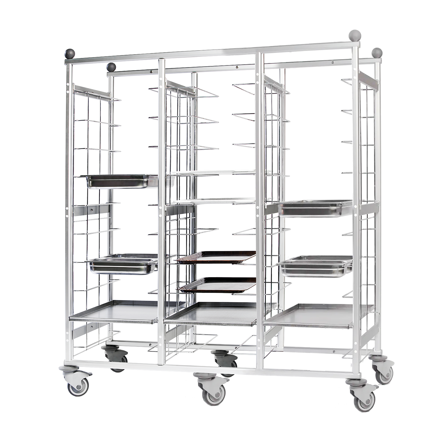 Chariot d’étagères GN 30 inserts | REDFOX - VR 30 GN