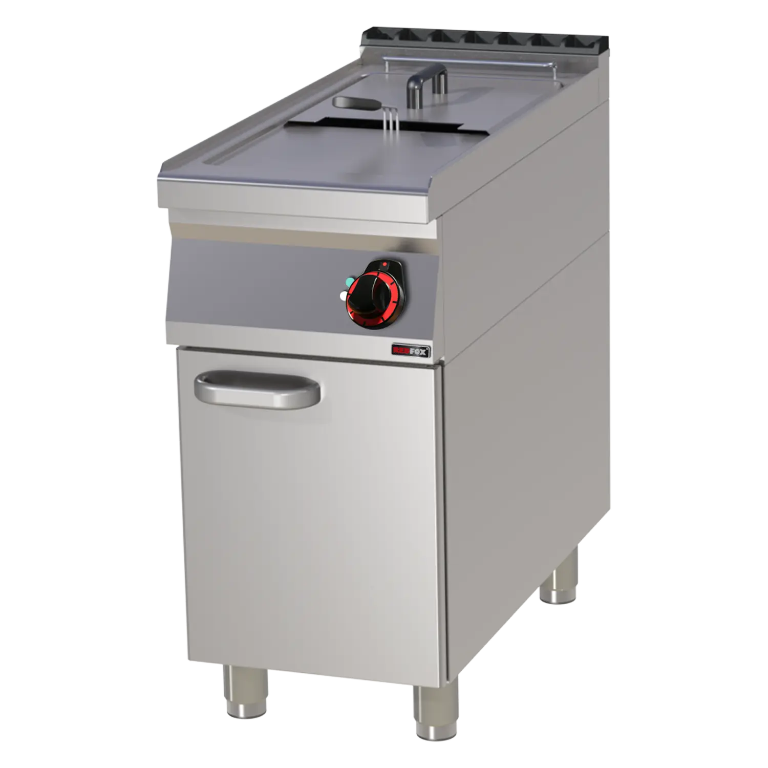 Friteuse électrique 0,8 kW/l, 17 l avec soubassement | REDFOX - FE 90/40-17 E