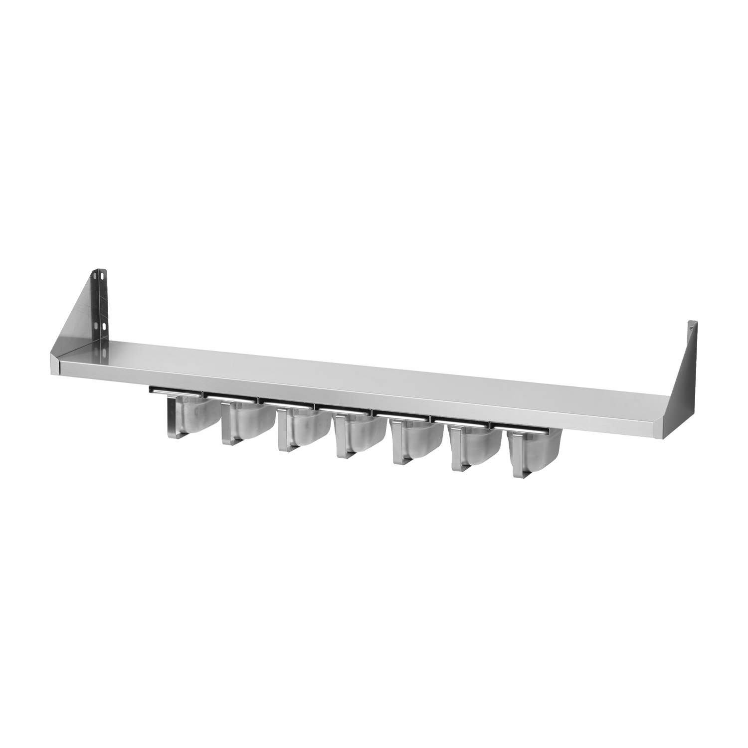 Étagère avec pots à épices 7x GN 1/9 | REDFOX - PNK 122x97