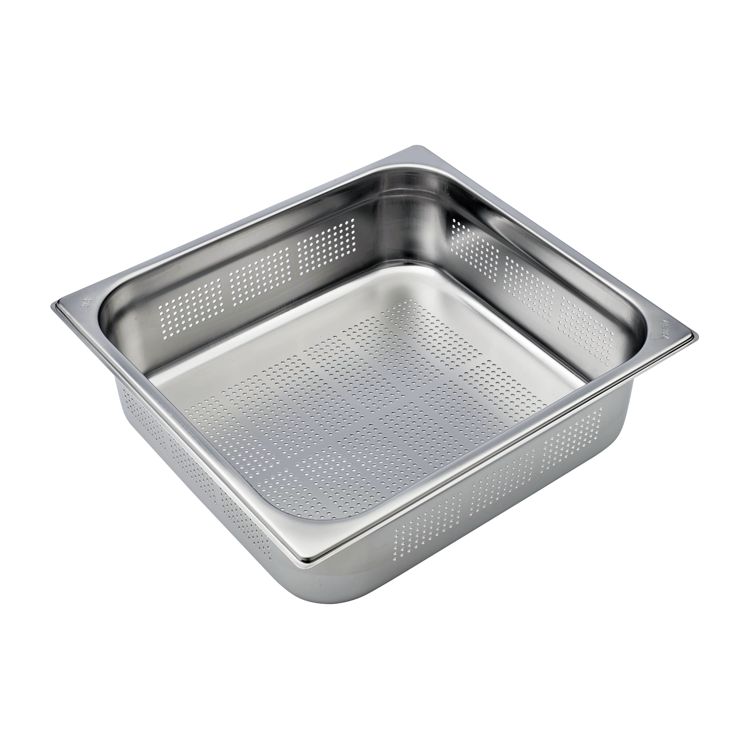 Bac gastronorme perforé GN 2/3 - 100 en inox | REDFOX - GND 2/3-100