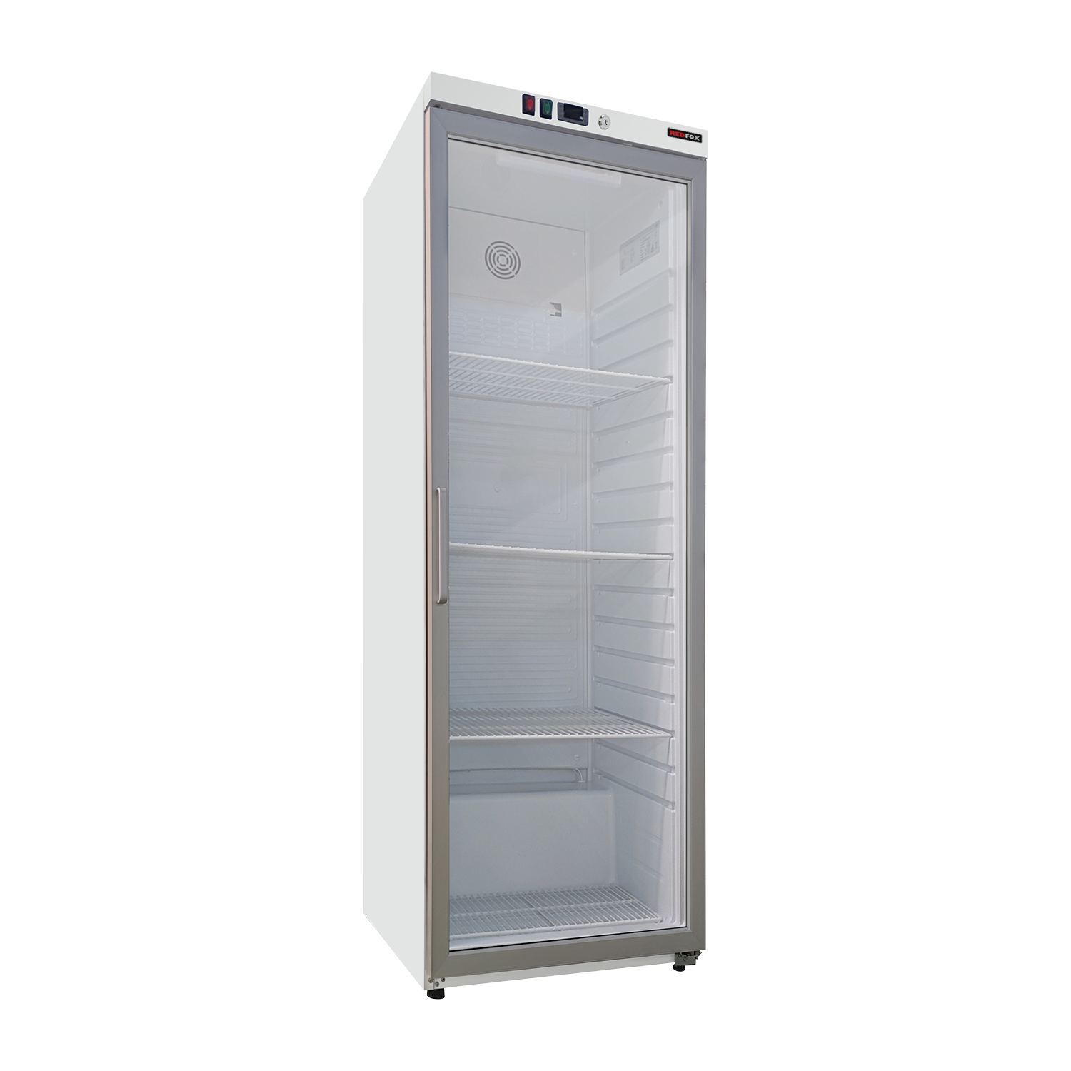 Armoire réfrigerée froid positif 570 l, porte verre, blanche | REDFOX - DRR 600/G