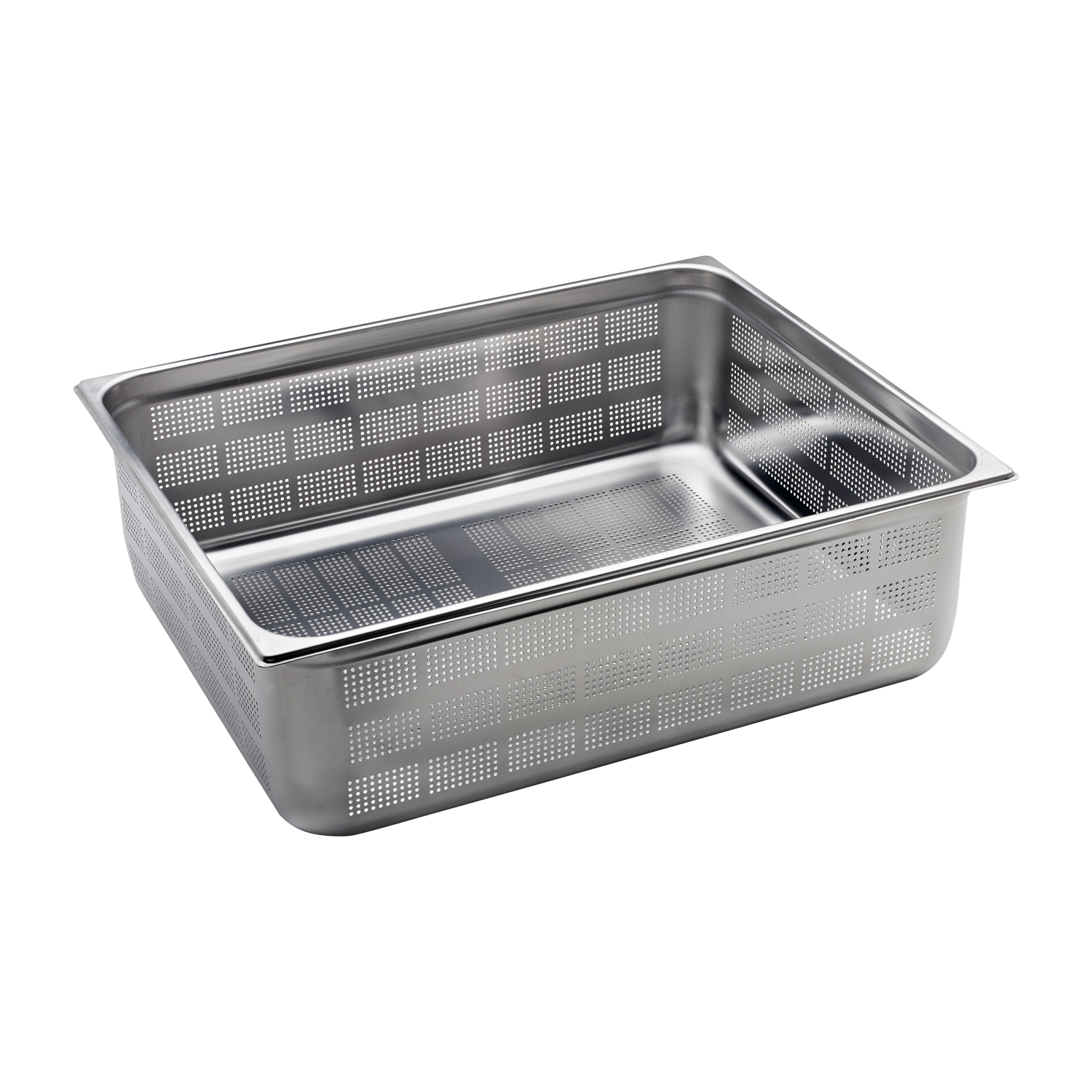Bac gastronorme perforé GN 2/1 - 200 en inox | REDFOX - GND 2/1-200