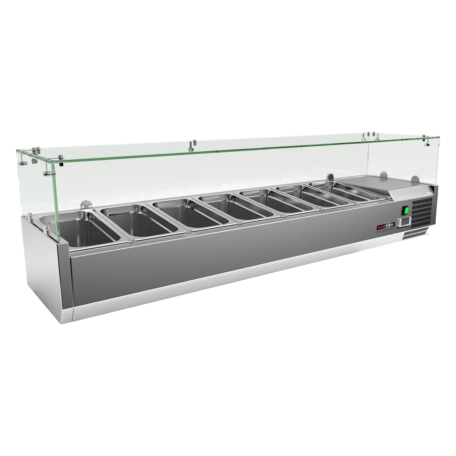 Vitrine refrigerée de comptoir 7x GN 1/3 | REDFOX - MCH 3160