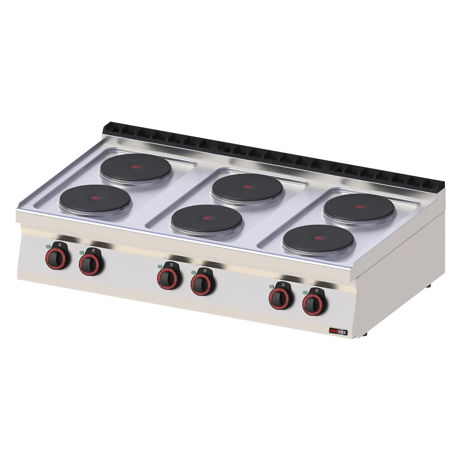 Fourneau électrique 6x feu sans soubassement  | REDFOX - SP 70/012 E