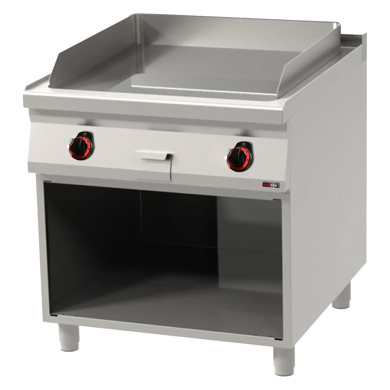 Plaque de cuisson 71x65 électrique lisse avec soubassement 400 V | REDFOX - FTH 90/80 E