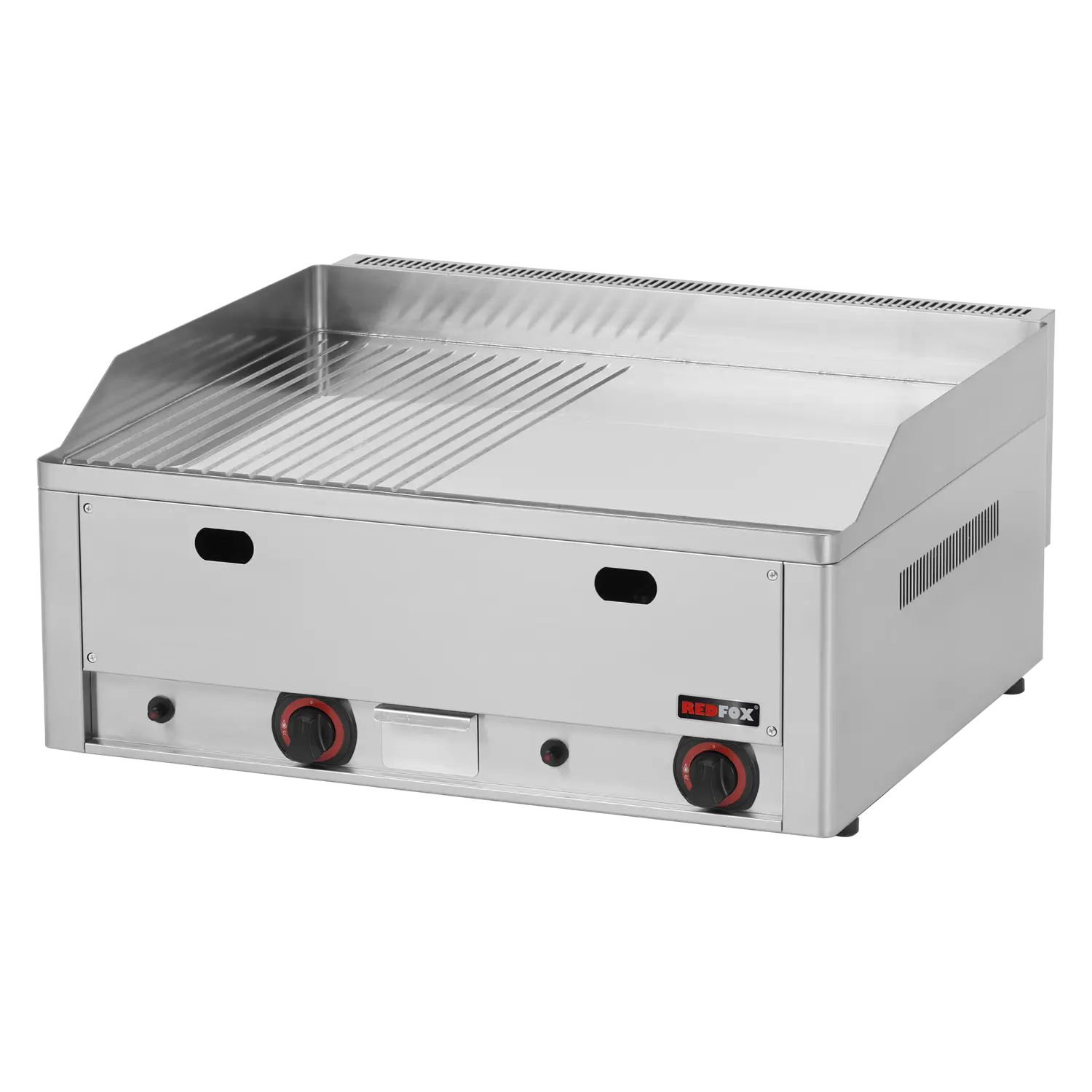 Plaque de cuisson 65x48 à gaz chromée combinée TOP | REDFOX - FTHRC 60 G