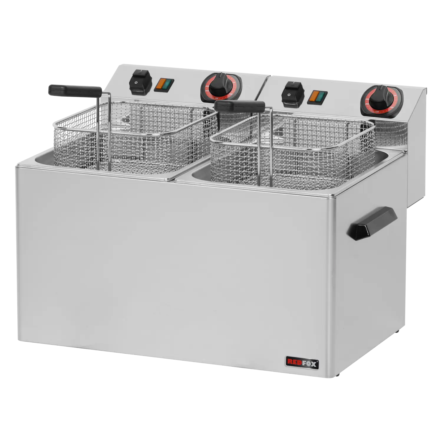 Friteuse électrique double 0,38 kW/l, 8+8 l TOP 230 V | REDFOX - FE 77