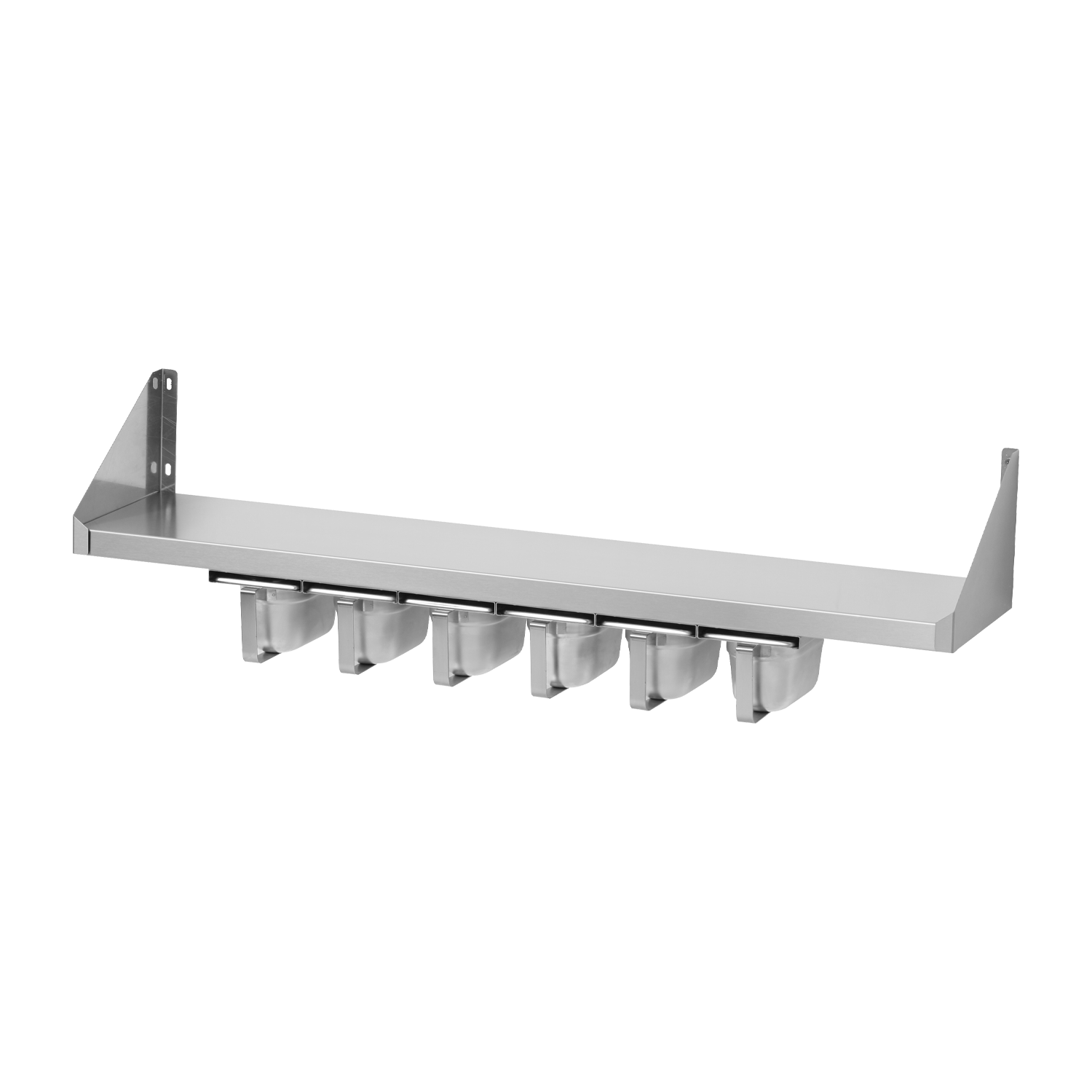 Étagère avec pots à épices 6x GN 1/9 | REDFOX - PNK 102x96