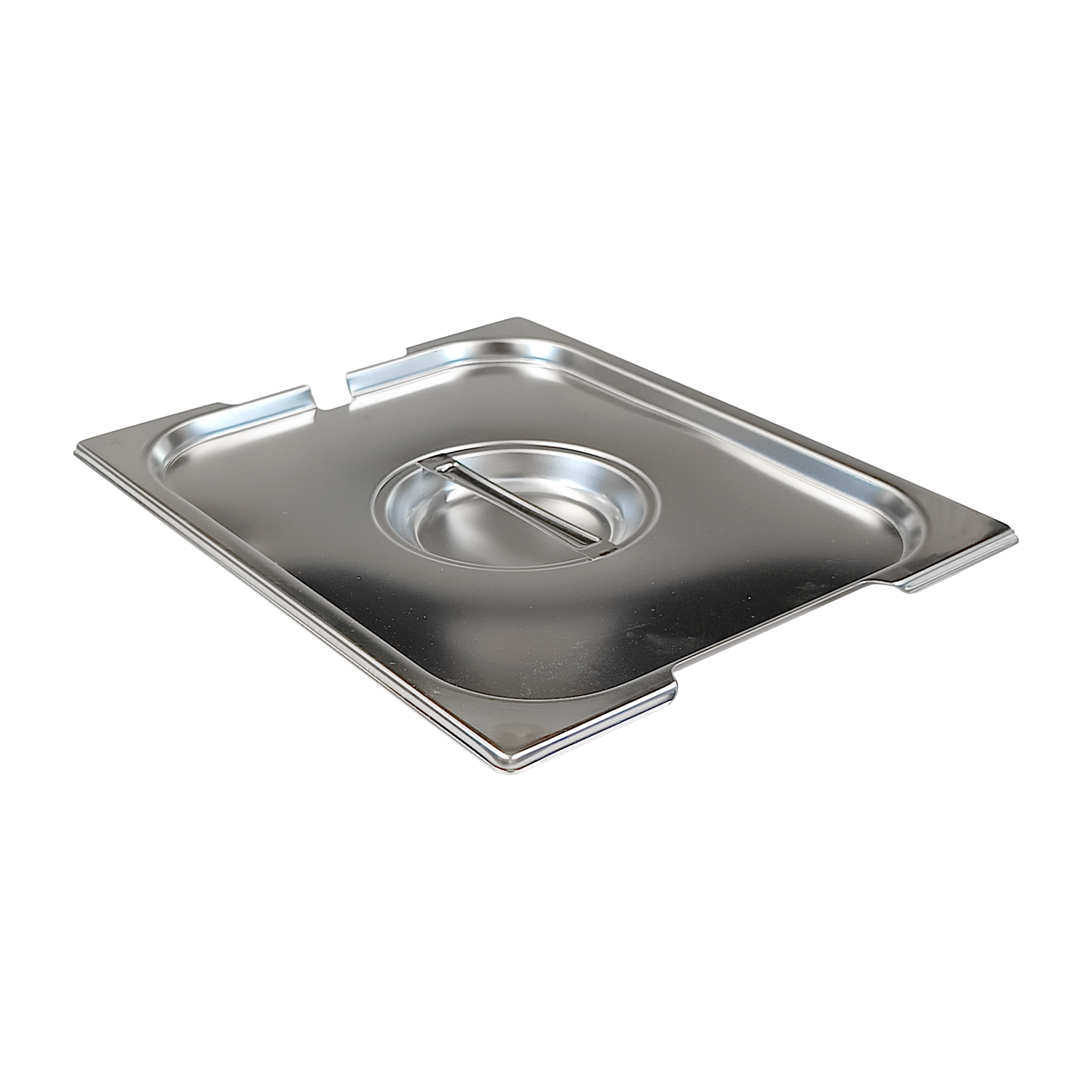 Couvercle GN 1/2 ouverture pour louche poignées escamontables inox | REDFOX - VGN 1/2 NU