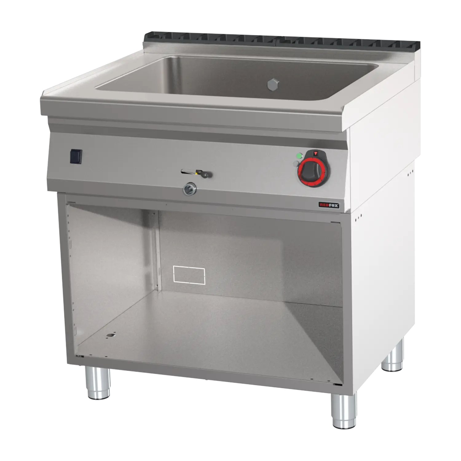 Bain marie  électrique GN 2/1 - 200 avec soubassement | REDFOX - BM 70/80 E
