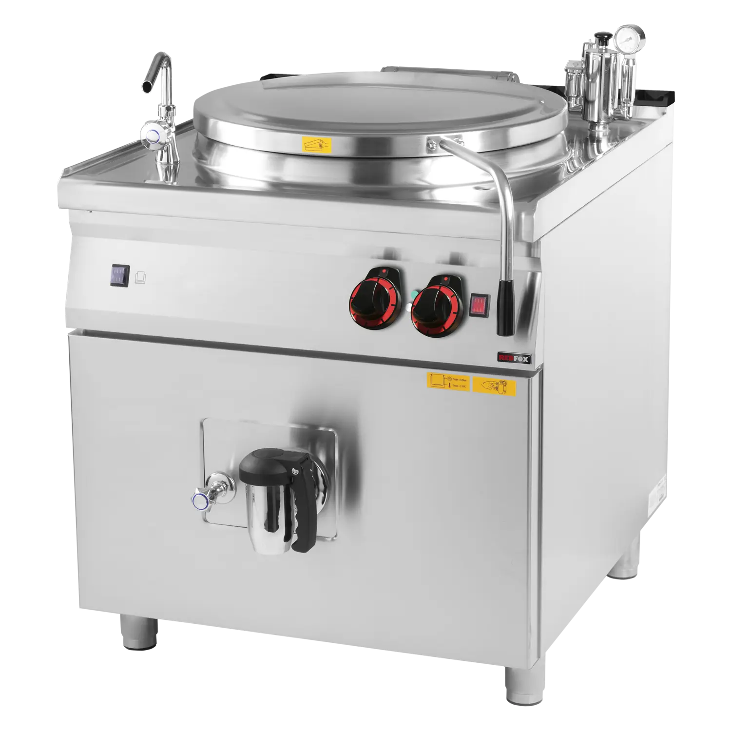 Marmite à gaz indirecte 150 l | REDFOX - BI 90/150 G