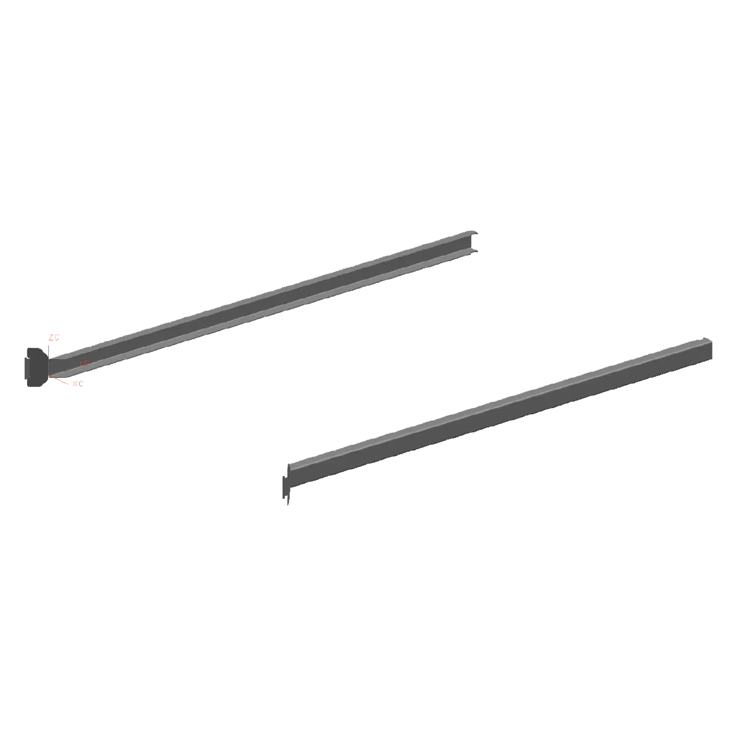 Rail de guidage pour tables RT / RTP | REDFOX - VL RT