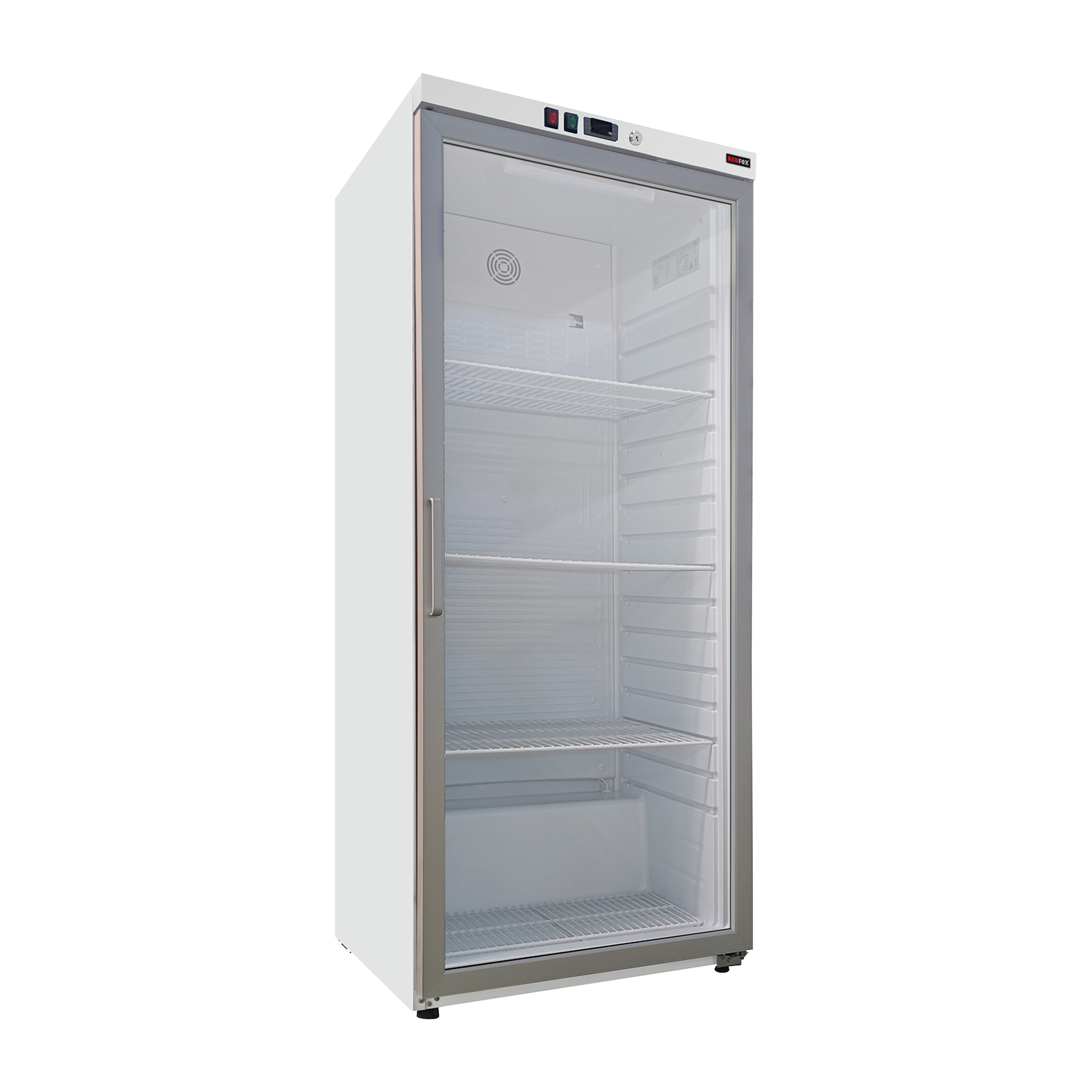 Armoire réfrigerée froid positif 350 l, porte verre, blanche | REDFOX - DRR 400/G
