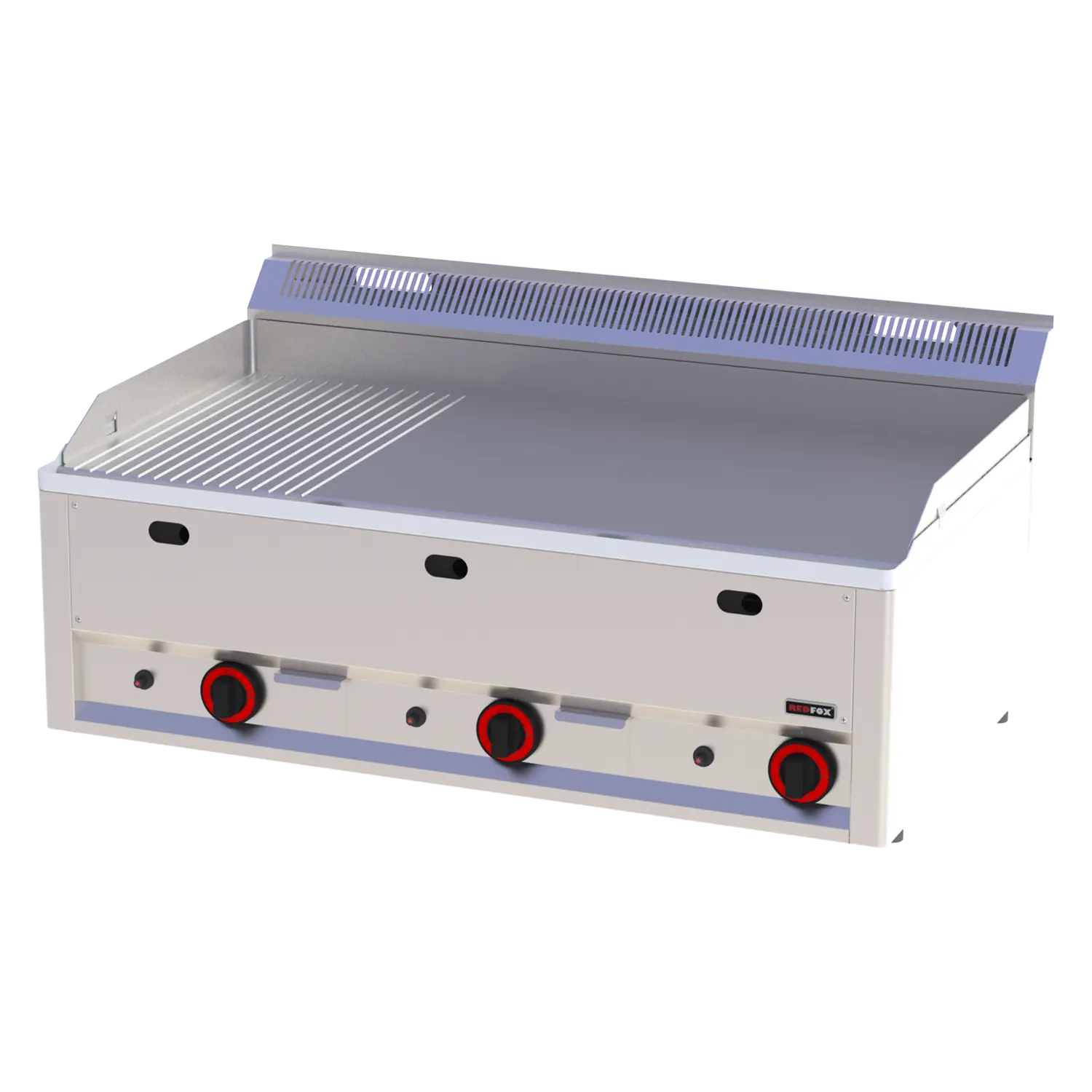 Plaque de cuisson 97x48 à gaz combinée sans soubassement | REDFOX - FTHR 90 GL