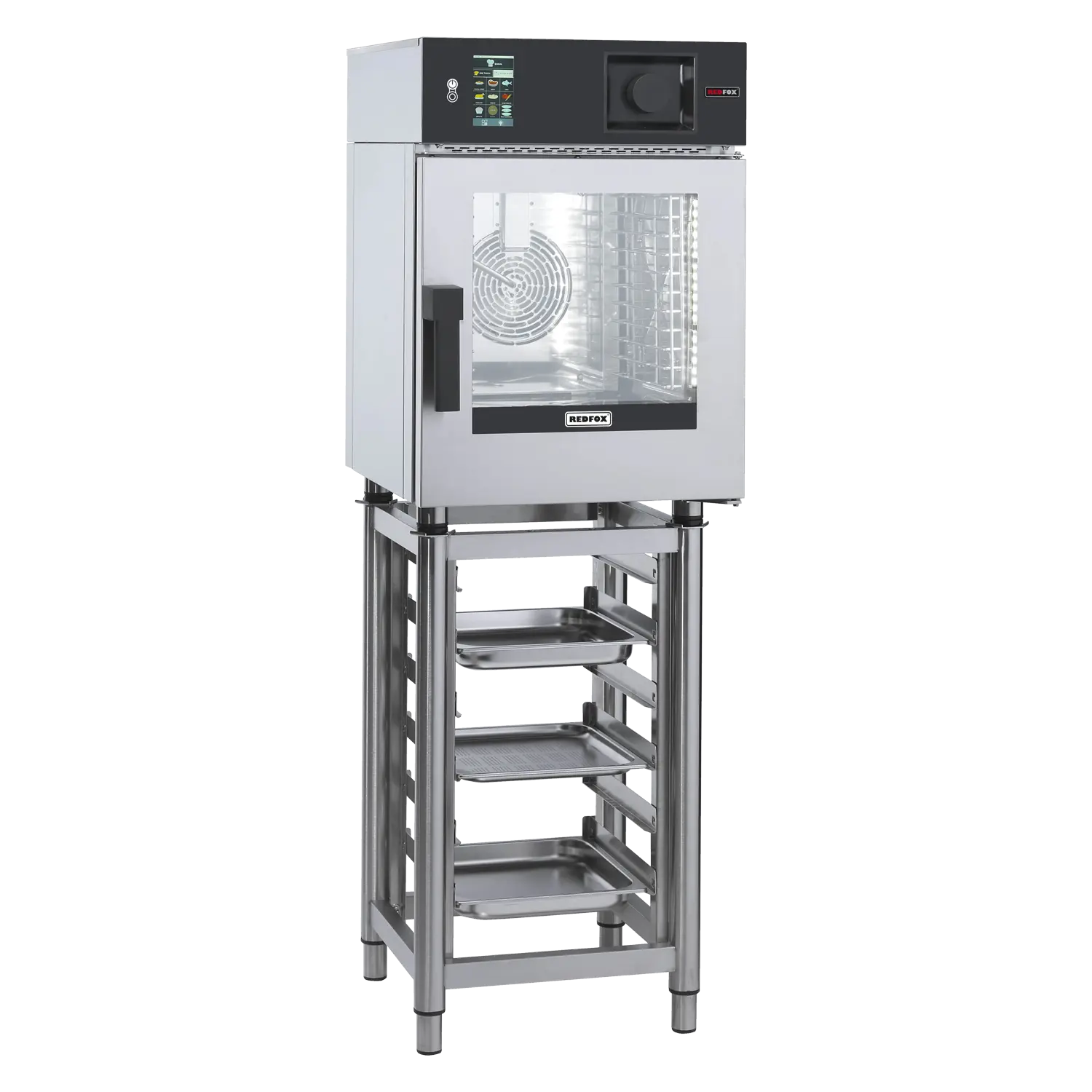 Four à convection MINI électrique 6x GN 1/1 lavage automatique, à injection, panneau de commande tactile 5´´ 400 V | REDFOX - MSDBD 0611 E
