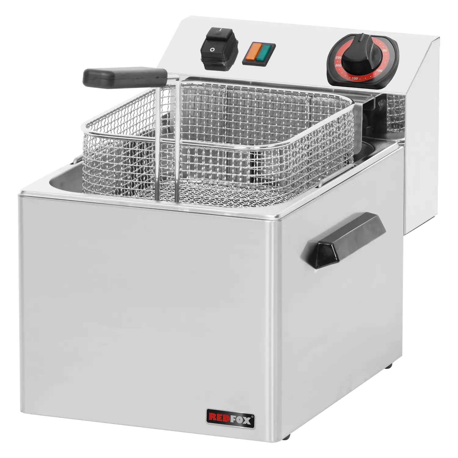 Friteuse électrique 0,38 kW/l, 8 l TOP 230 V | REDFOX - FE 07