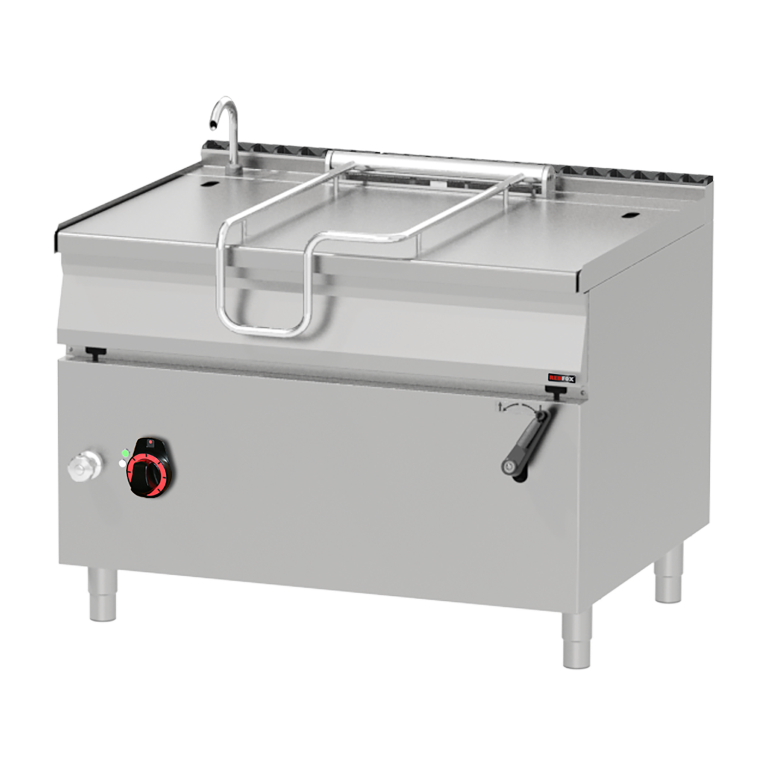 Sauteuse basculante électrique inox 120 l | REDFOX - BR 90/120 E/N