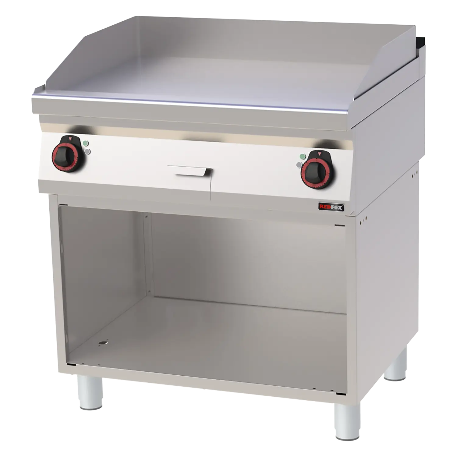 Plaque de cuisson 80x51 électrique lisse avec soubassement 400 V | REDFOX - FTH 70/80 E