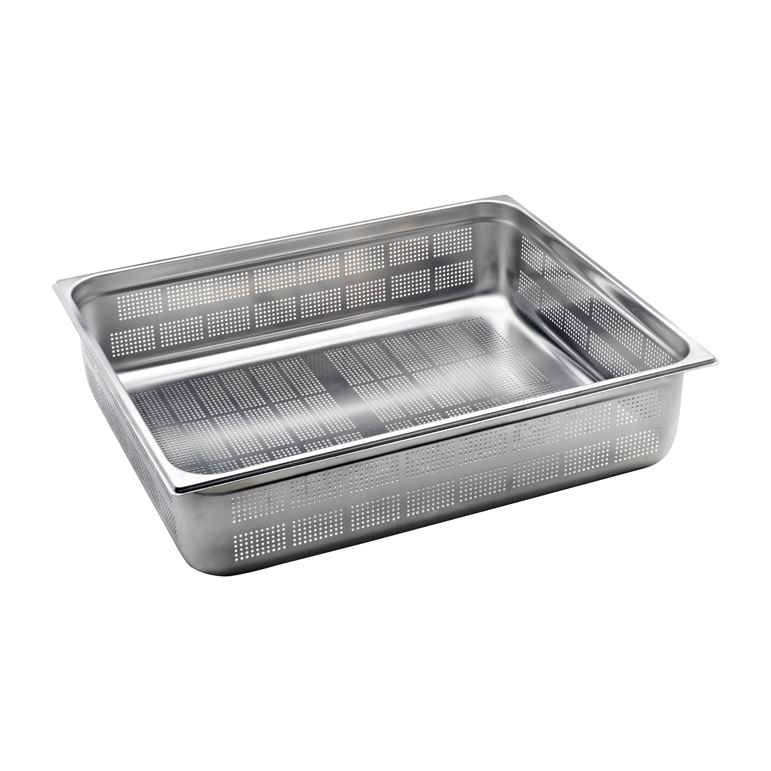 Bac gastronorme perforé GN 2/1 - 150 en inox | REDFOX - GND 2/1-150