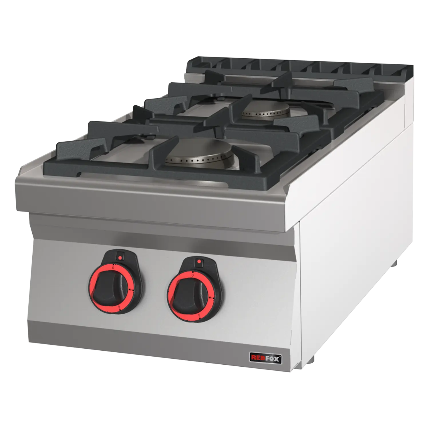 Fourneau à gaz 2x brûleur ECO sans soubassement | REDFOX - SPB 70/04 G