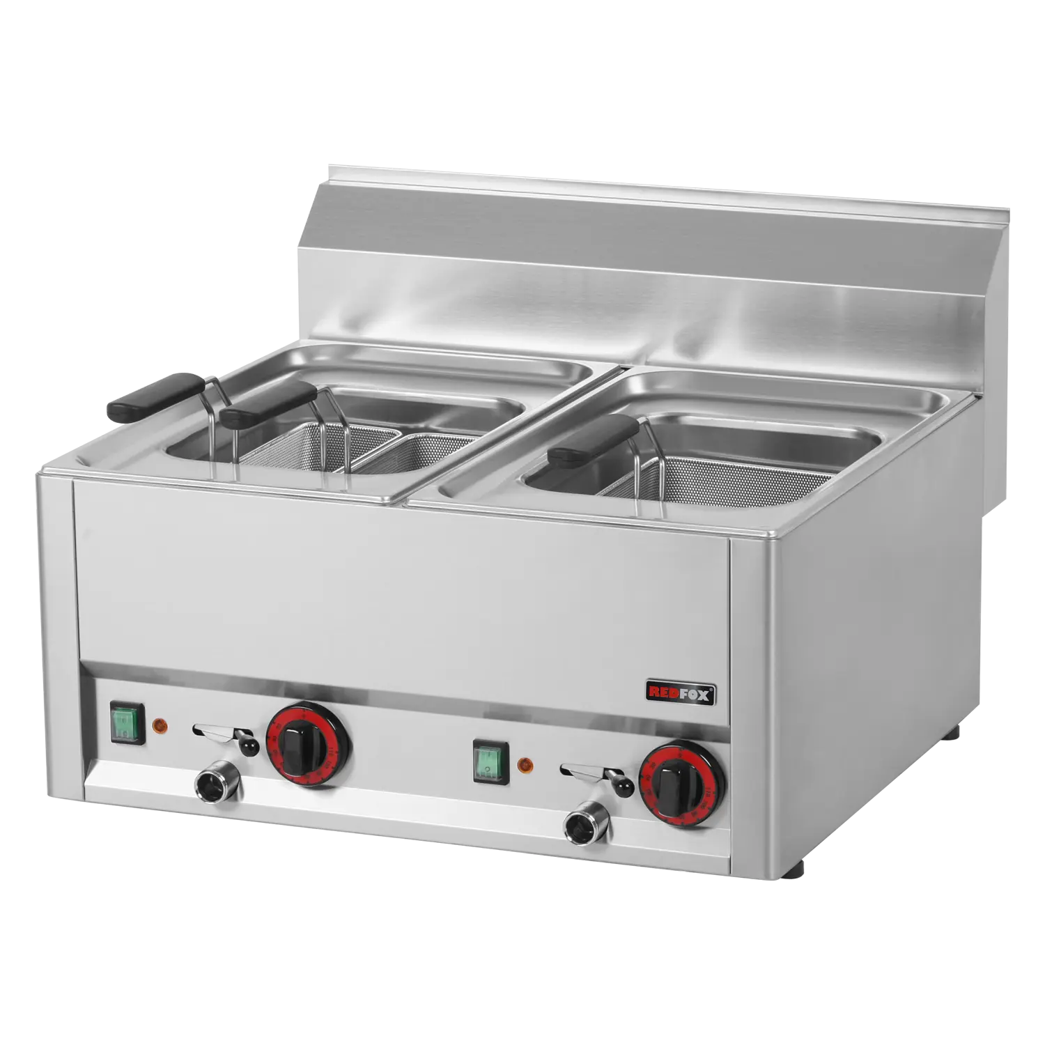 Cuiseur à pâtes électrique 8+8 l sans soubassement 400 V | REDFOX - VT 60 EL