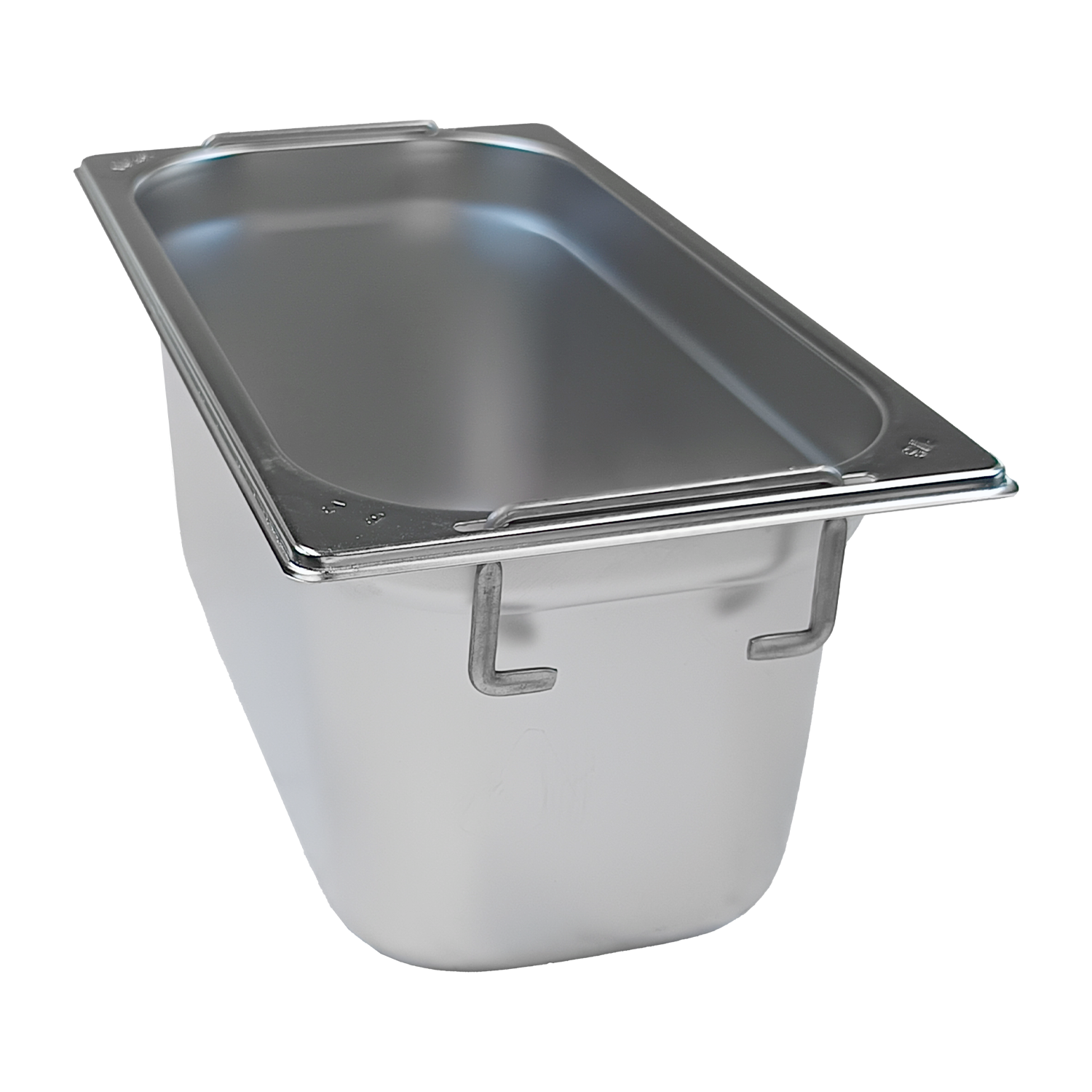 Bac gastronorme GN 1/3 - 150 poignées escamontables en inox | REDFOX - GN 1/3-150 U
