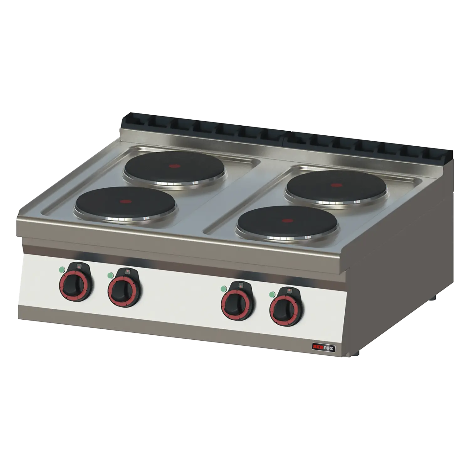 Fourneau électrique 4x feu sans soubassement 400 V | REDFOX - SP 70/08 E