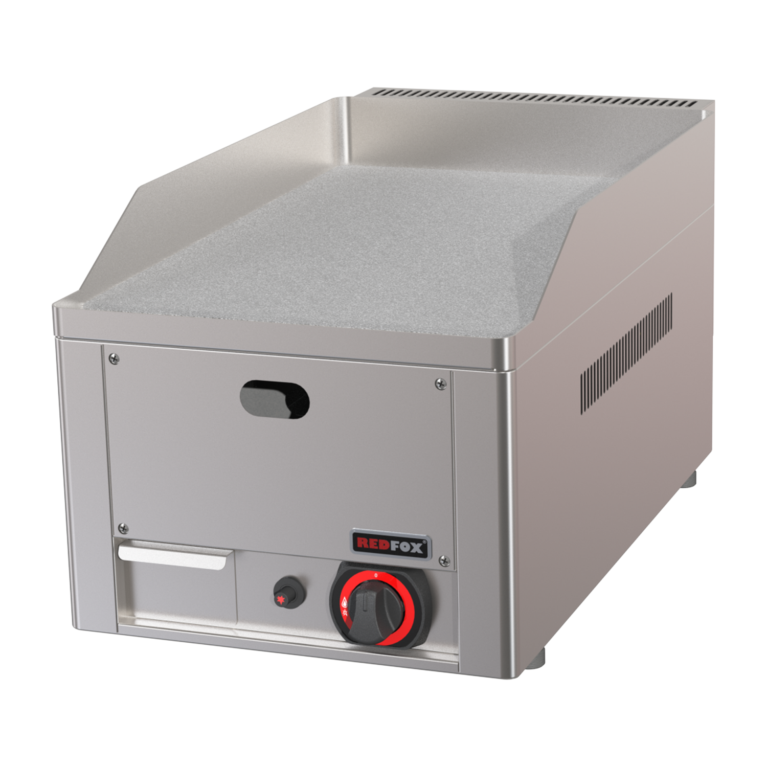 Plaque de cuisson 32x48 à gaz chrome durable lisse TOP | REDFOX - FTHC 30 G