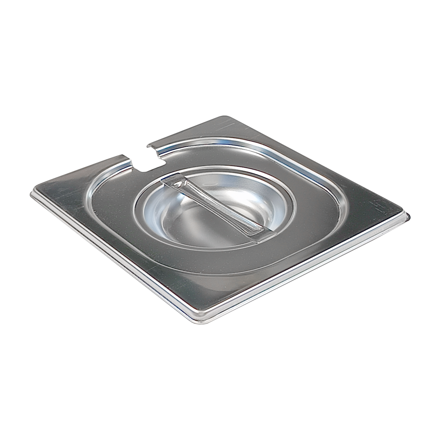 Couvercle GN 1/6 ouverture pour louche inox | REDFOX - VGN 1/6 N
