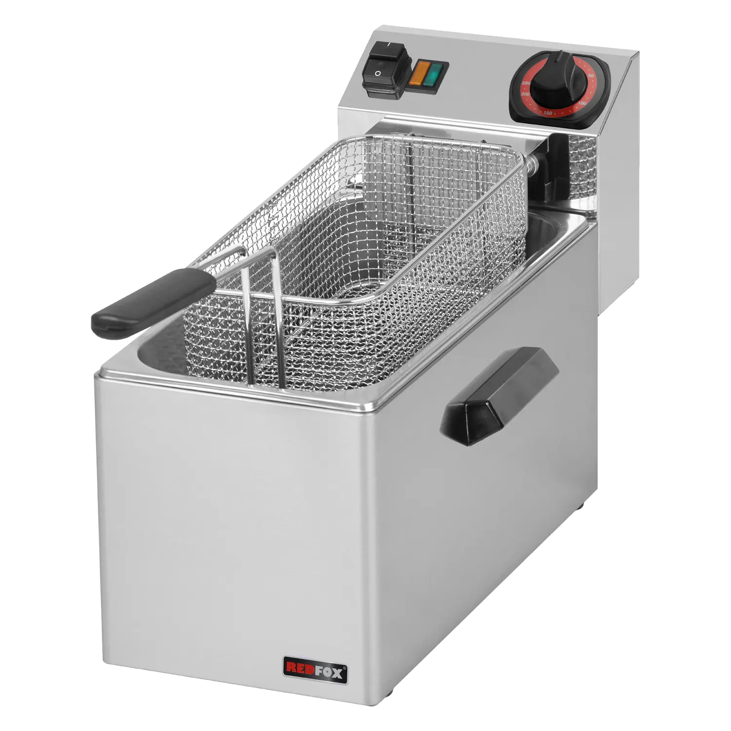Friteuse électrique pour les poissons  0,75 kW/l, 8 l TOP 230 V | REDFOX - FE 08