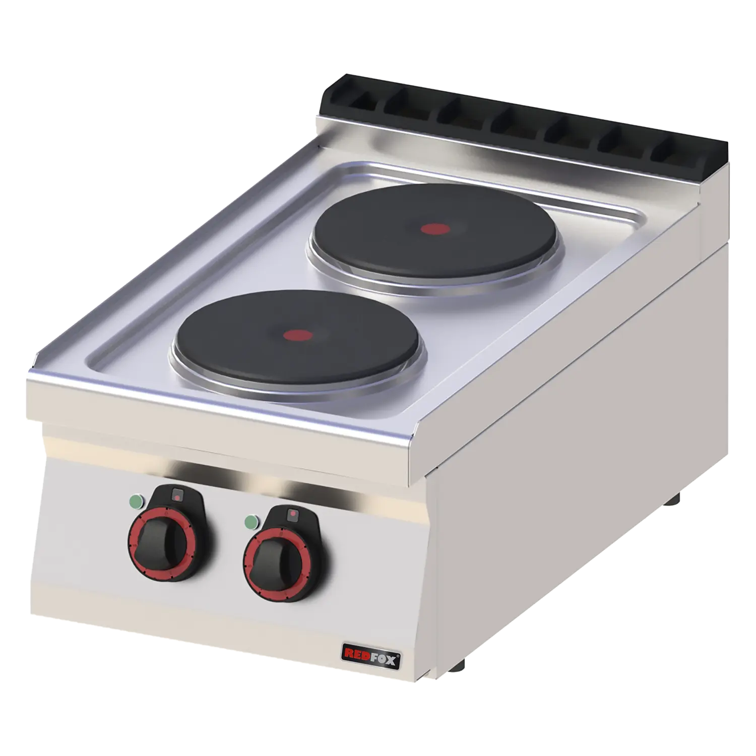 Fourneau électrique 2x feu sans soubassement 400 V | REDFOX - SP 70/04 E