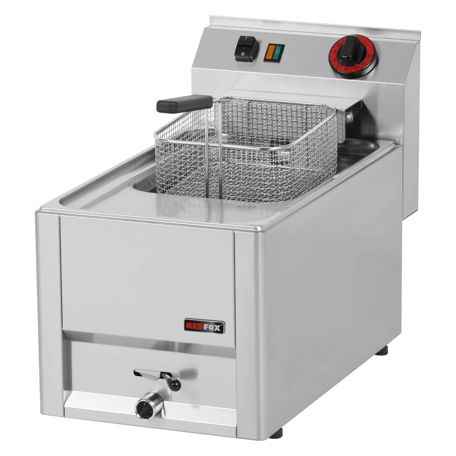 Friteuse électrique 0,38 kW/l, 8 l sans soubassement 230 V | REDFOX - FE 30 EL