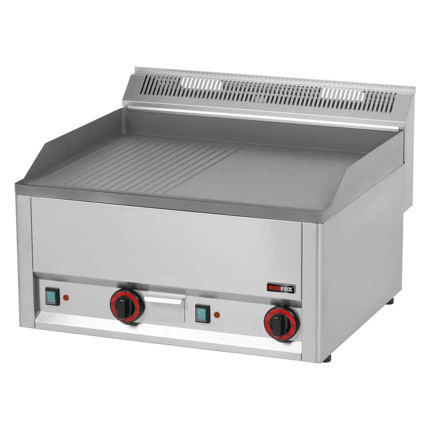 Plaque de cuisson 65x48 électrique combinée sans soubassement 400 V | REDFOX - FTHR 60 EL
