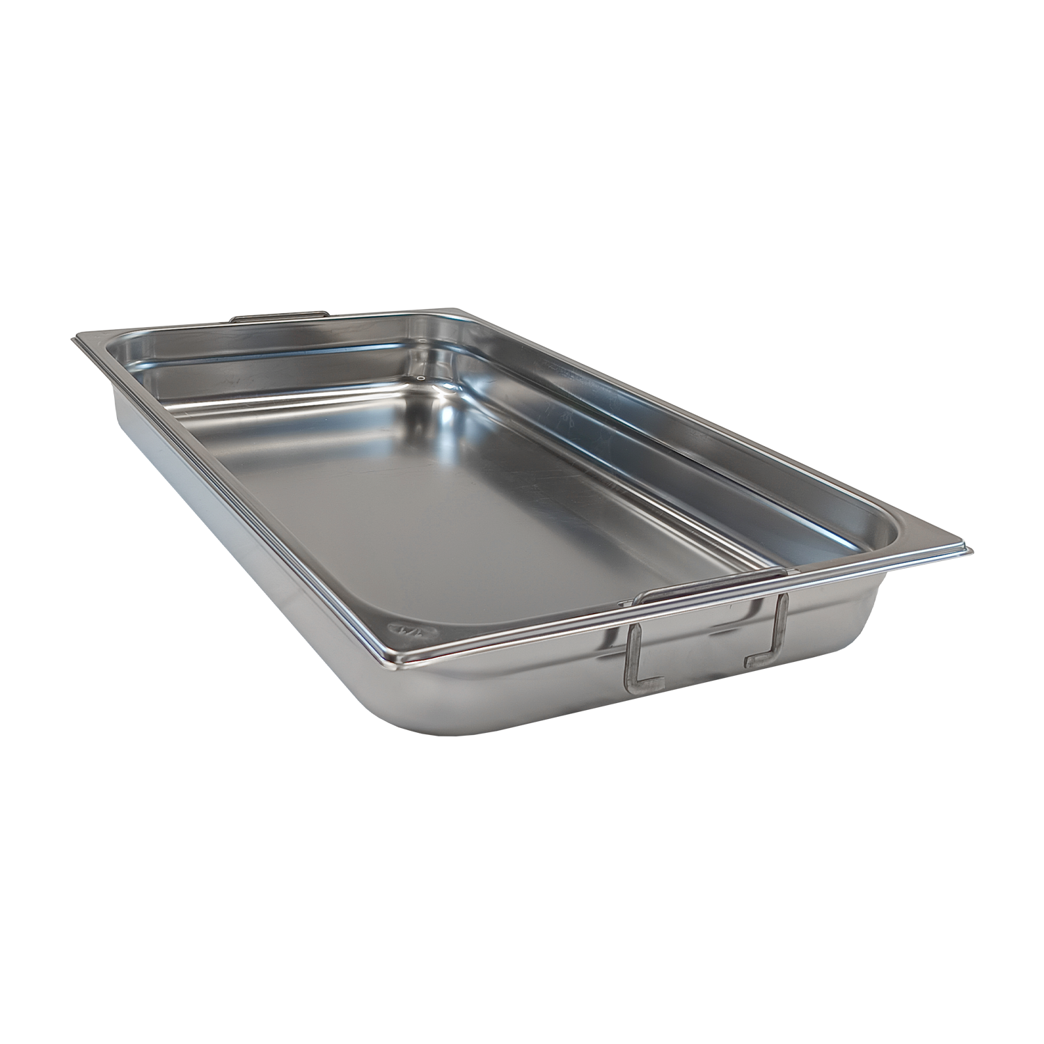 Bac gastronorme GN 1/1 - 65 poignées escamontables en inox | REDFOX - GN 1/1-65 U