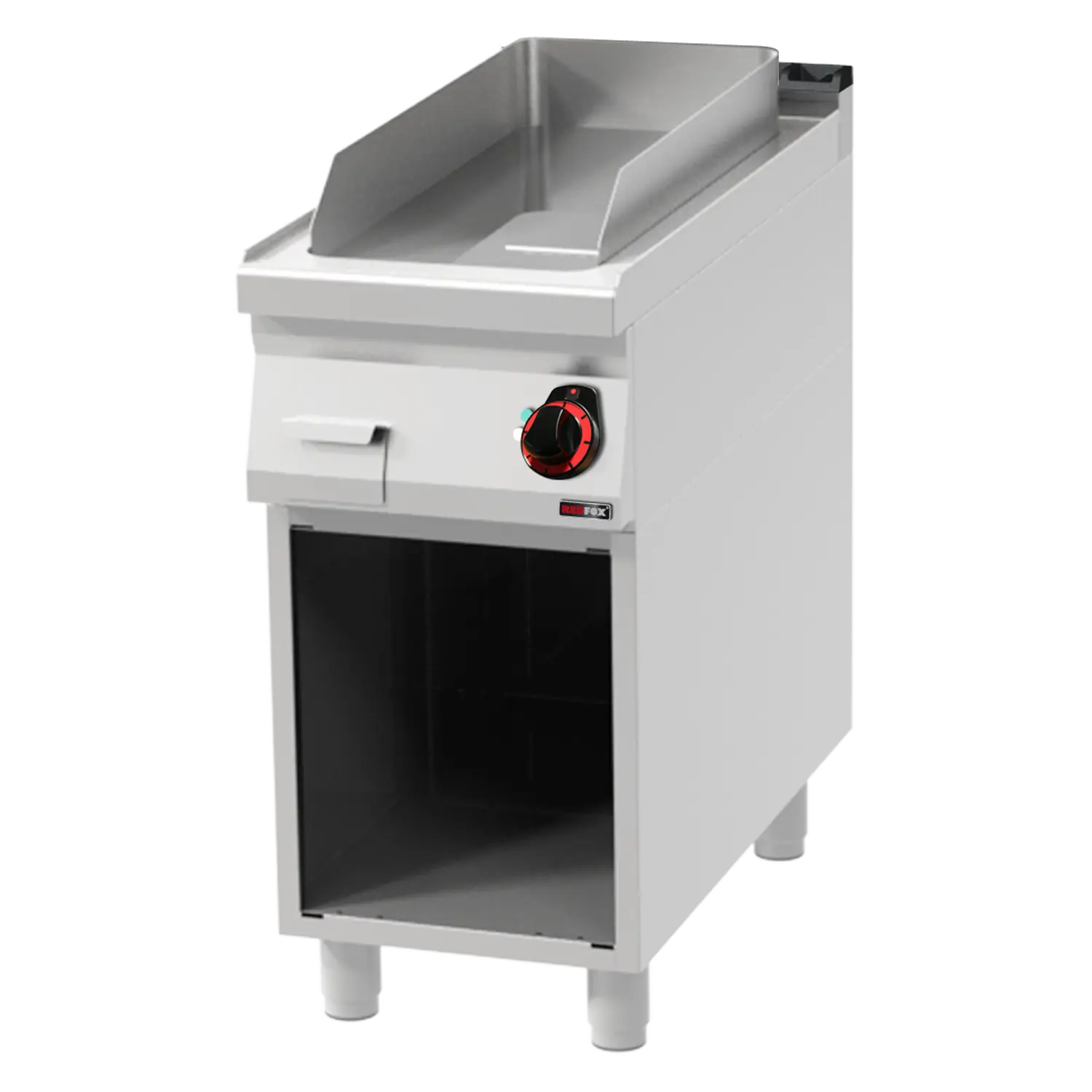 Plaque de cuisson 31x65 électrique lisse avec soubassement 400 V | REDFOX - FTH 90/40 E