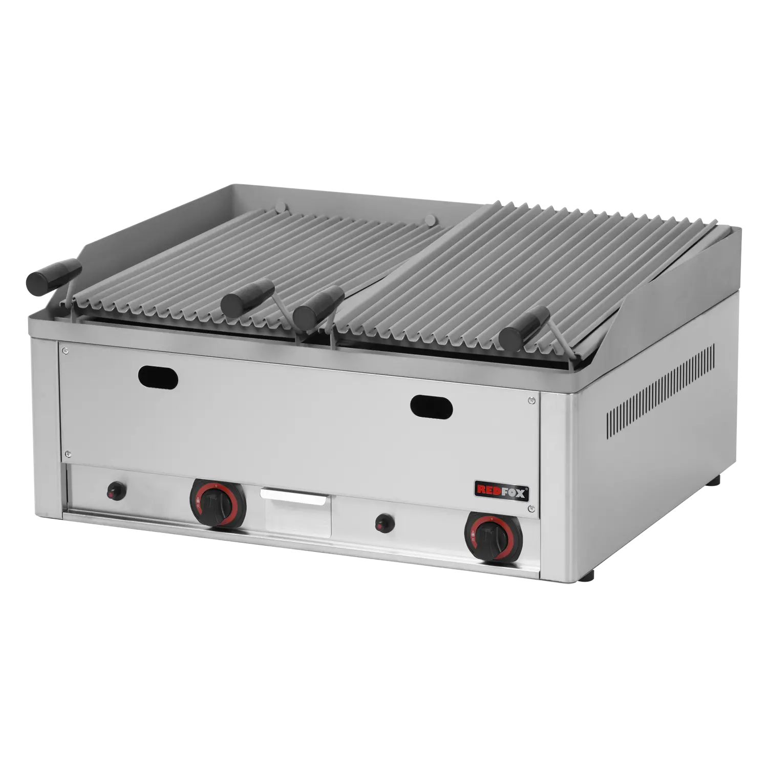 Grill pierre de lave à gaz double 2x 31x48 TOP | REDFOX - GL 60 GS