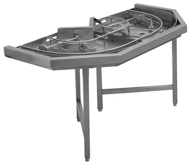 180° machine-moved curve only for unloading for right exit machine | RM - CTS 172